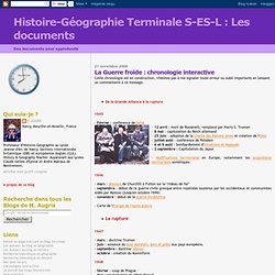 Les documents: La Guerre froide : chronologie interactive