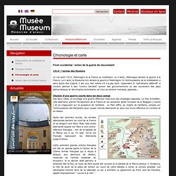 Chronologie et carte - Mémorial de Verdun