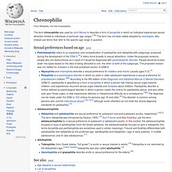 Chronophilia