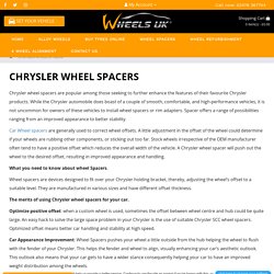 Chrysler Wheel Spacers : Buy Chrysler Wheel Spacers Online UK