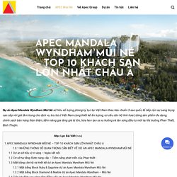 Dự Án Apec Mandala Wyndham Mũi Né - BĐSAPECMUINE