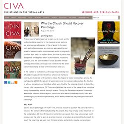 Why the Church Should Recover Patronage
