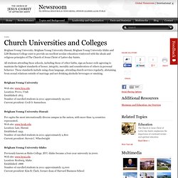 Church Universities and Colleges