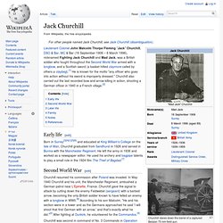 Jack Churchill - Wikipedia, the free encyclopedia - Nightly