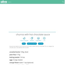 churros with hot chocolate sauce recipe