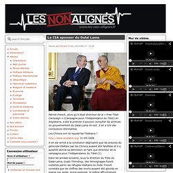 La CIA sponsor du Dalaï Lama