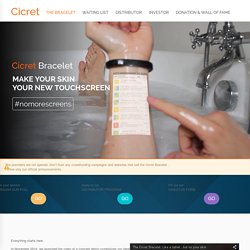 Cicret Bracelet - The Future is Now