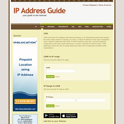 CIDR Utility Tool