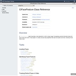 CIFaceFeature Class Reference