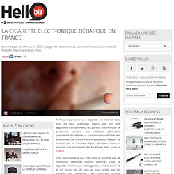 La cigarette électronique débarque en France