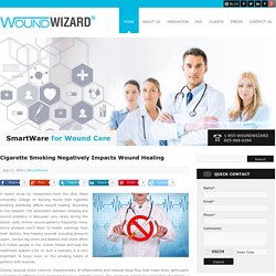 Cigarette Smoking drastically affects Wound Healing.