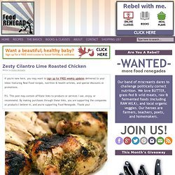 Zesty Cilantro Lime Roasted Chicken