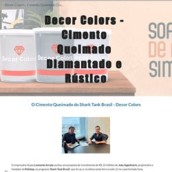 Decor Colors - Cimento Queimado Diamantado e Rústico