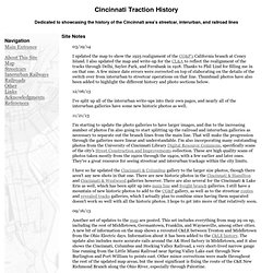 Cincinnati Traction History