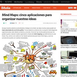 Cinco aplicaciones para hacer mind maps