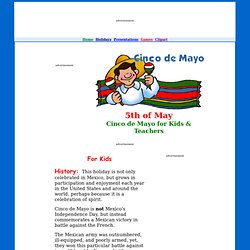 Cinco de Mayo Lesson Plans & Games for Kids