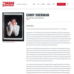 Cindy Sherman - Bio