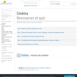 Cinéma - Apprendre le français