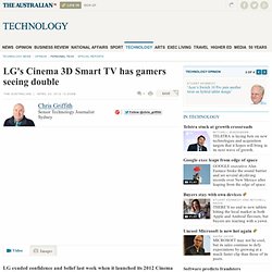 LG's Cinema 3D Smart TV has gamers seeing double