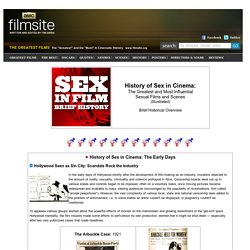 Sex in Cinema: Greatest and Most Influential Erotic / Sexual Fil
