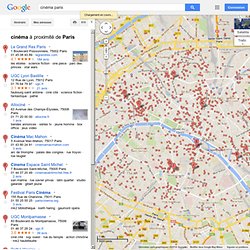 cinéma paris - Google Maps