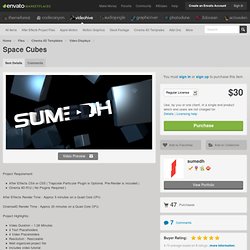 Cinema 4D Templates - Space Cubes