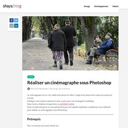 Réaliser un cinémagraphe sous Photoshop