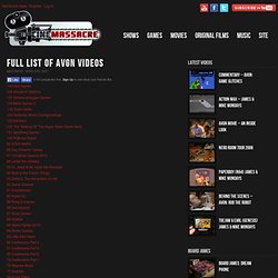 Full list of AVGN videos