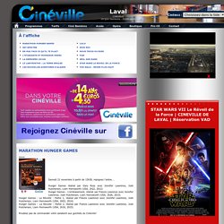 Cinéville - Le programme du Cinéville de Laval