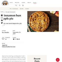 Cinnamon bun apple pie