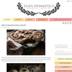 Eliza Domestica - Healthy Recipes and Creative... - StumbleUpon