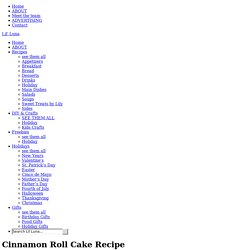 Cinnamon Roll Cake Recipe