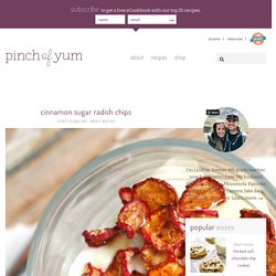 Cinnamon Sugar Radish Chips Recipe