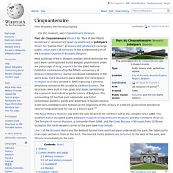 Cinquantenaire - Wikipedia