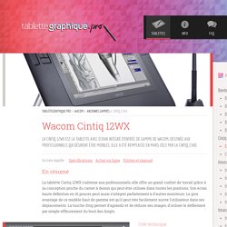 Cintiq 12WX - Wacom - TabletteGraphique.pro