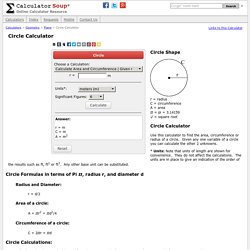 Circle Calculator