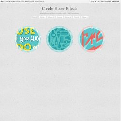 Circle Hover Effects with CSS Transitions