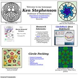 CirclePack and circle packing