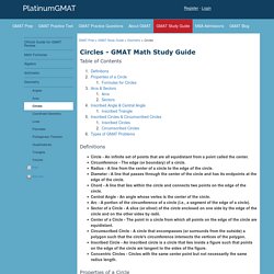 Circles - GMAT Math Study Guide