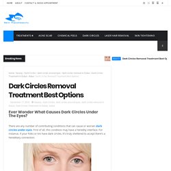 Dark Circles Removal Treatment Best Options