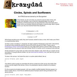 Circles, Spirals and Sunflowers