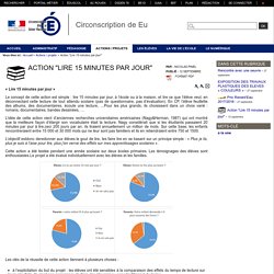 Circonscription de Eu - Action "Lire 15 minutes par jour"