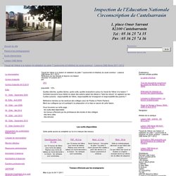 Travail de l'élève à la maison et validation du pilier 7 (autonomie et initiative) du socle commun - Liaisons CM2-6ème 2011-2012 - CIRCONSCRIPTION DE CASTELSARRASIN