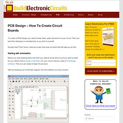 PCB Design - How To Create Circuit Boards