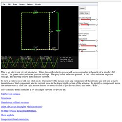 Circuit Simulator Applet