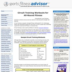 Sample Circuit Training Workouts