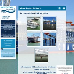 Circuit de la visite du port du Havre en bateau