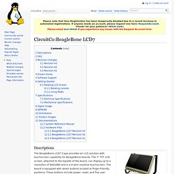 CircuitCo:BeagleBone LCD7