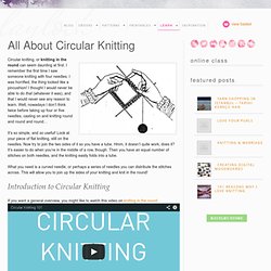 All About Circular Knitting - Laylock Knitwear Design