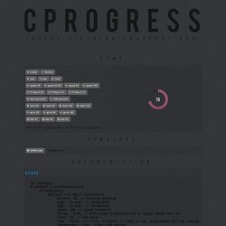 Circular Progress Bar - jQuery plugin